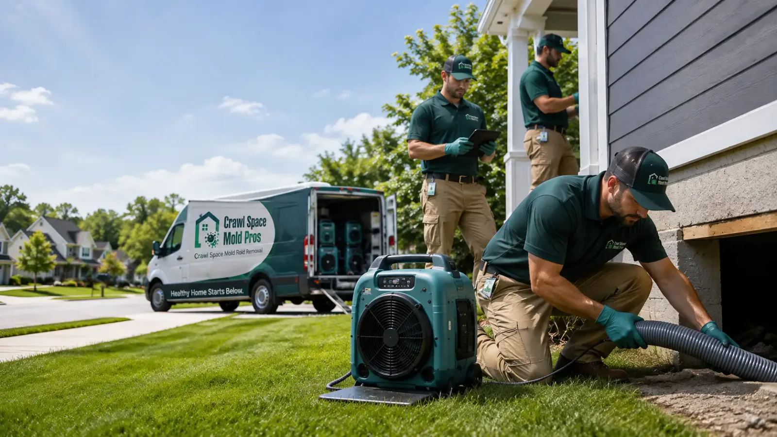 Crawl Space Mold Removal in Gardner, KS